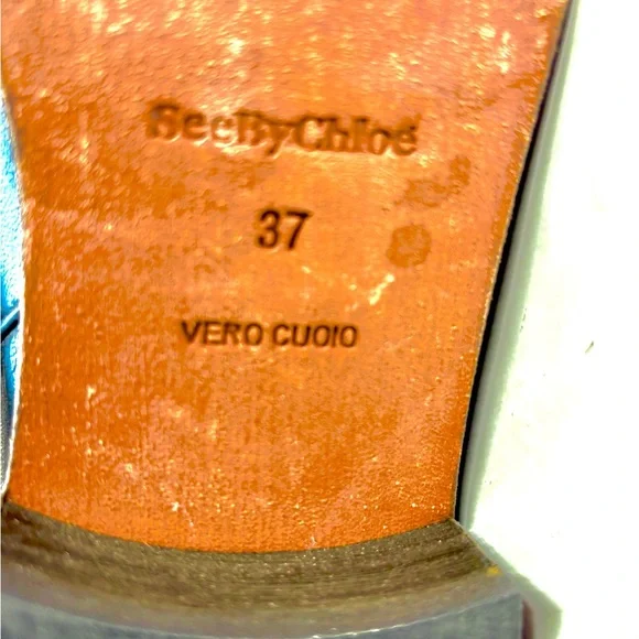 See By Chloe Women's Louise Flat Boot Ankle, Black, Size 6.5 EU 37 - Picture 13 of 13